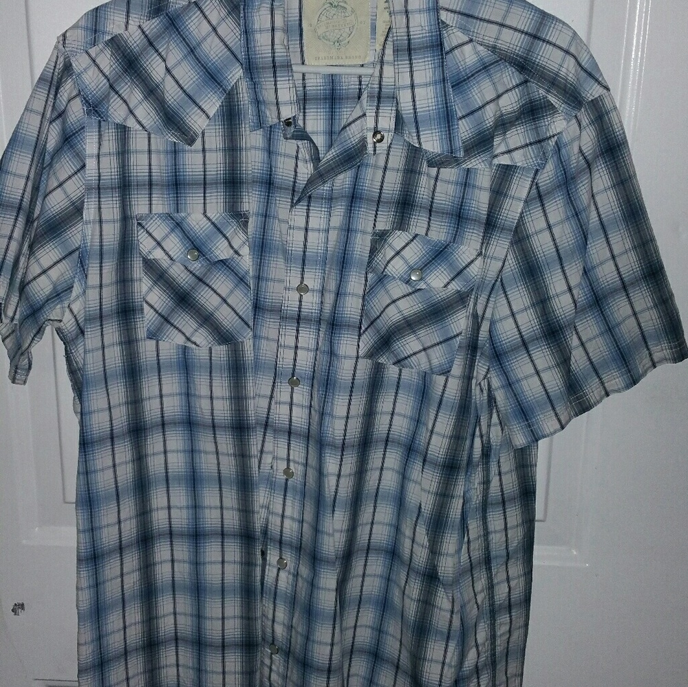Aeropostale plaid short sleeve top
